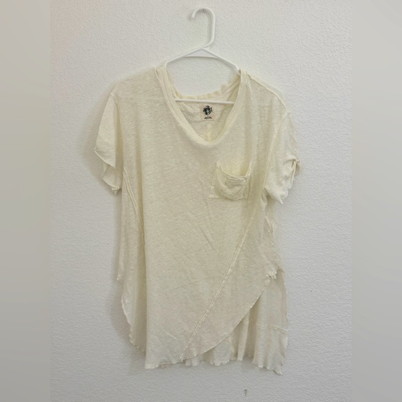 Free people asymmetrical loose top - Picture 1 of 3